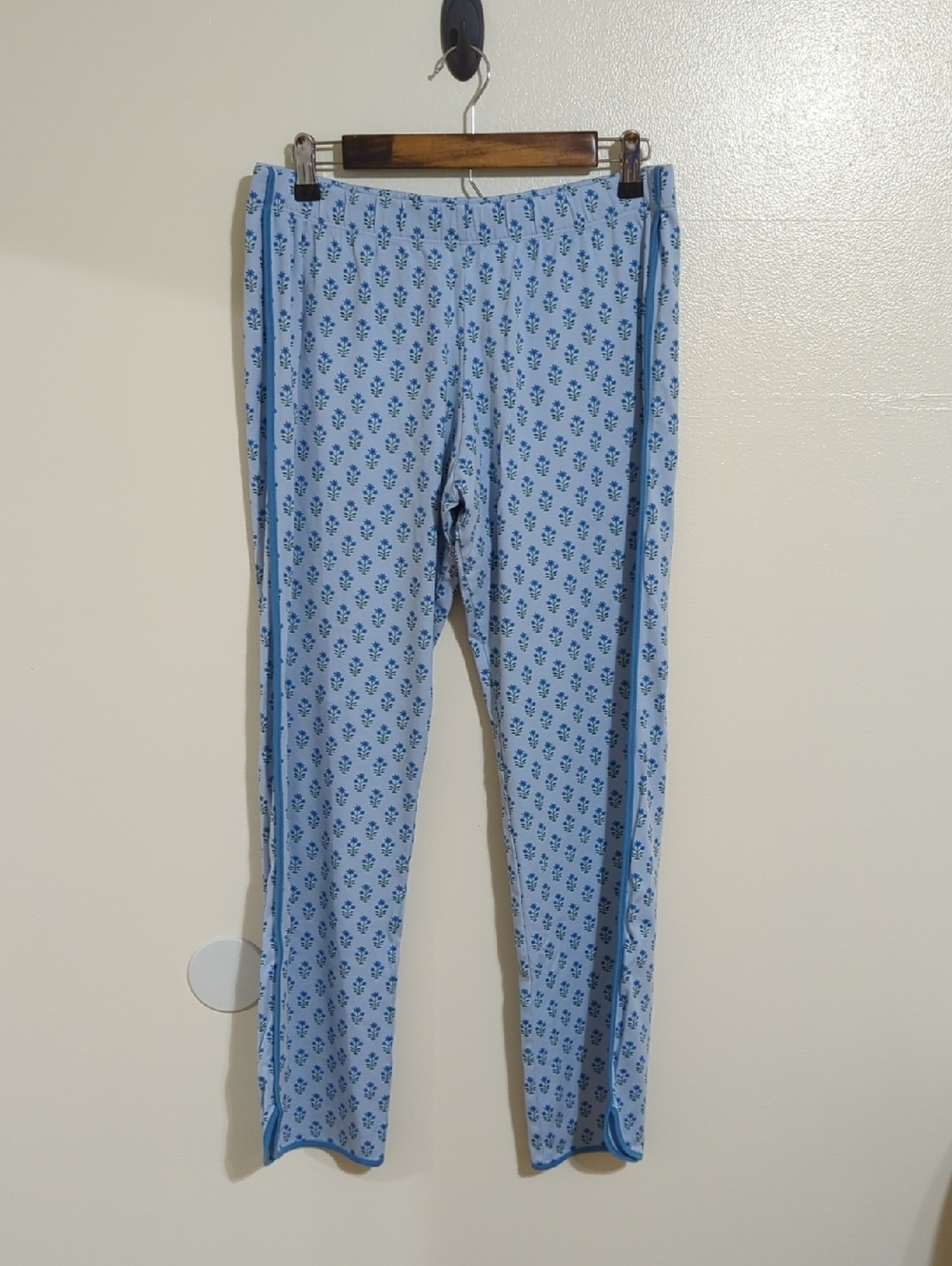 LAKE Blue Posy Pajama Lounge Pants